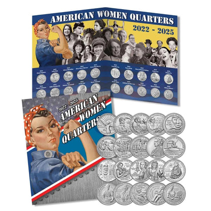 American Women Quarters Complete Set 2022–2025 with Display Folder