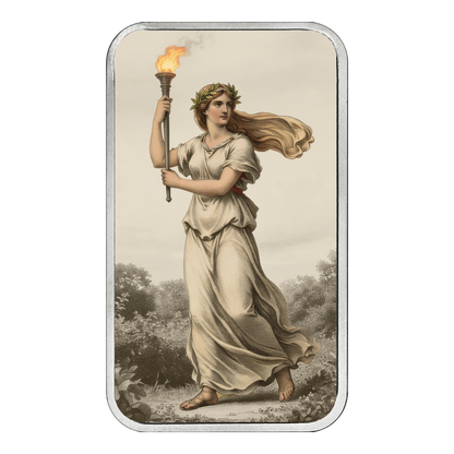 Americana 1 oz Silver Bar - The Ideal - CoinsTV