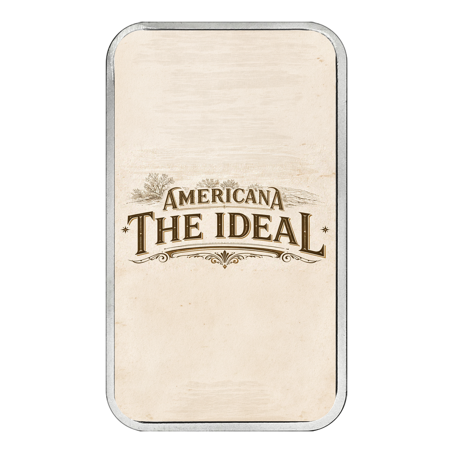 Americana 1 oz Silver Bar - The Ideal - CoinsTV