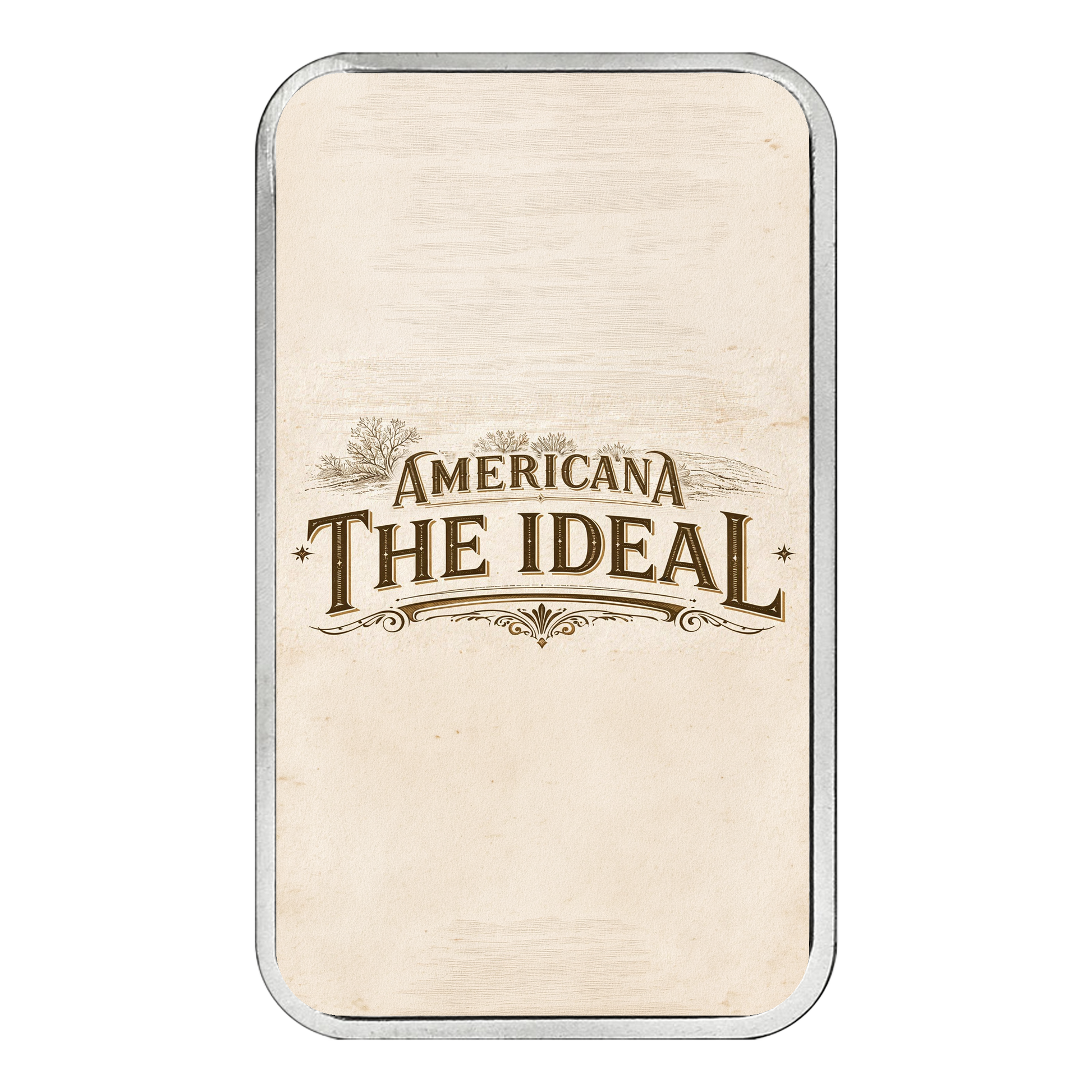 Americana 1 oz Silver Bar - The Ideal - CoinsTV