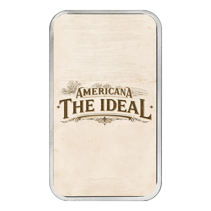 Americana 1 oz Silver Bar - The Ideal - CoinsTV