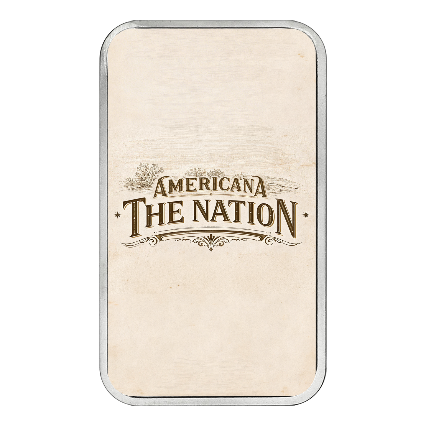 Americana 1 oz Silver Bar - The Nation - CoinsTV