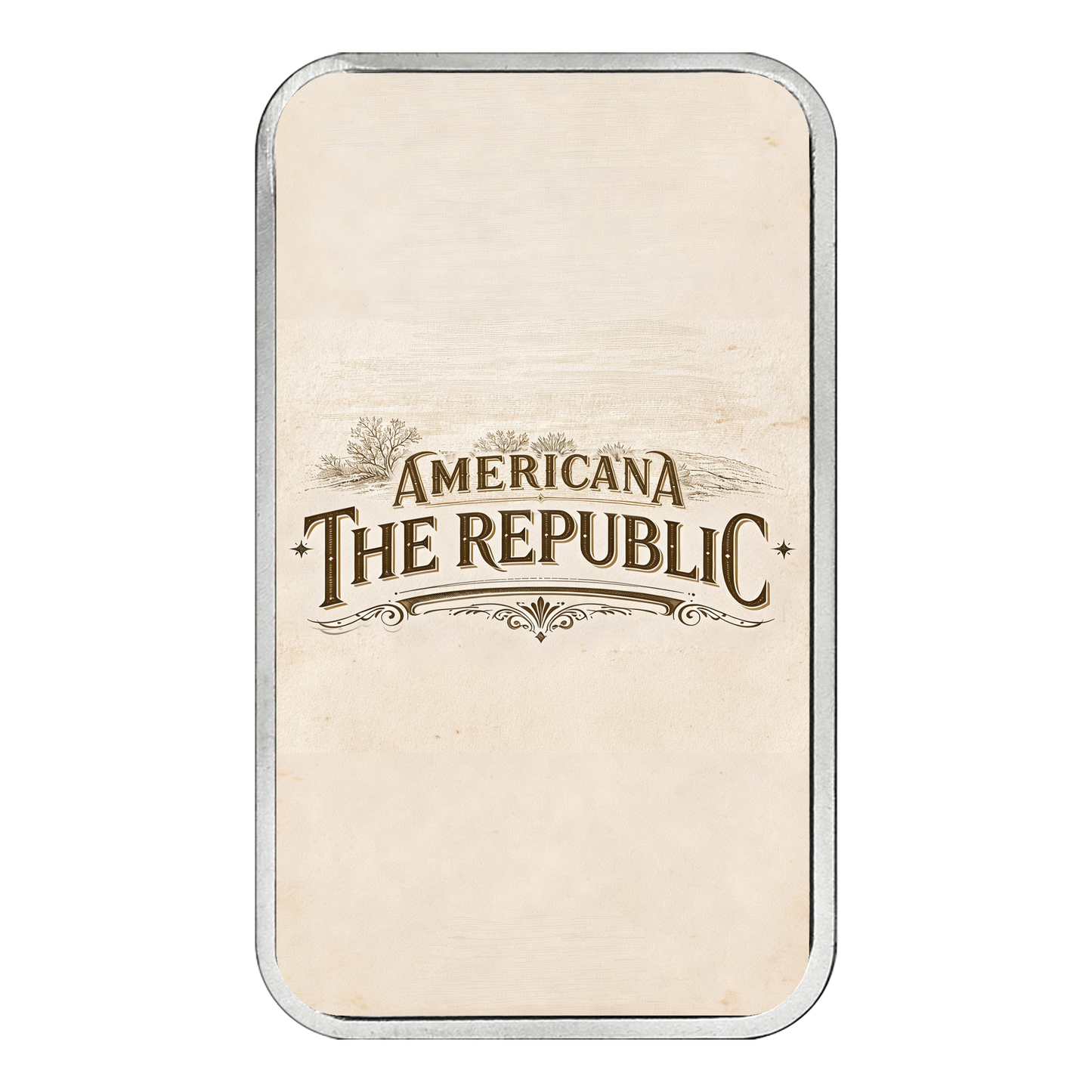 Americana 1 oz Silver Bar - The Republic - CoinsTV