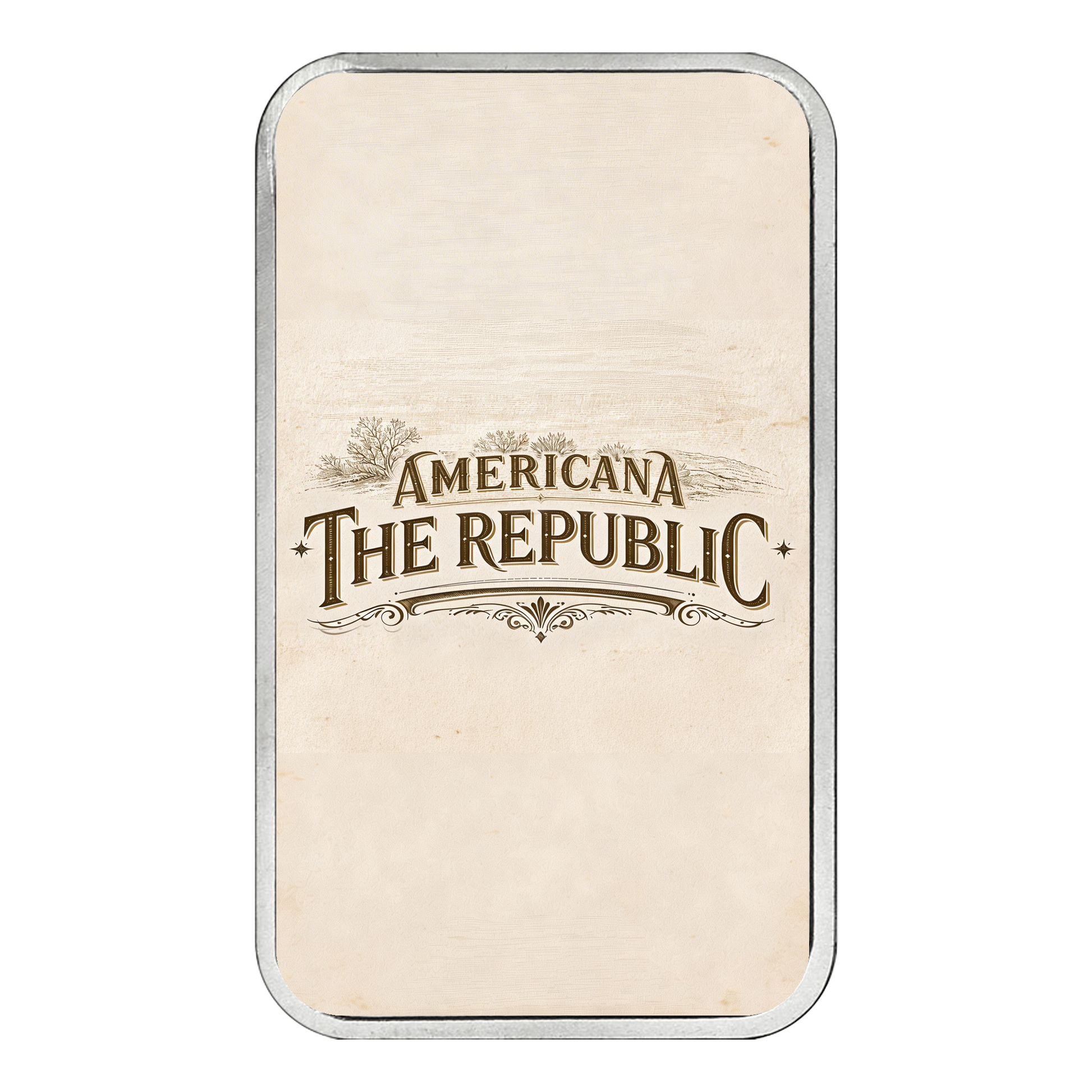 Americana 1 oz Silver Bar - The Republic - CoinsTV