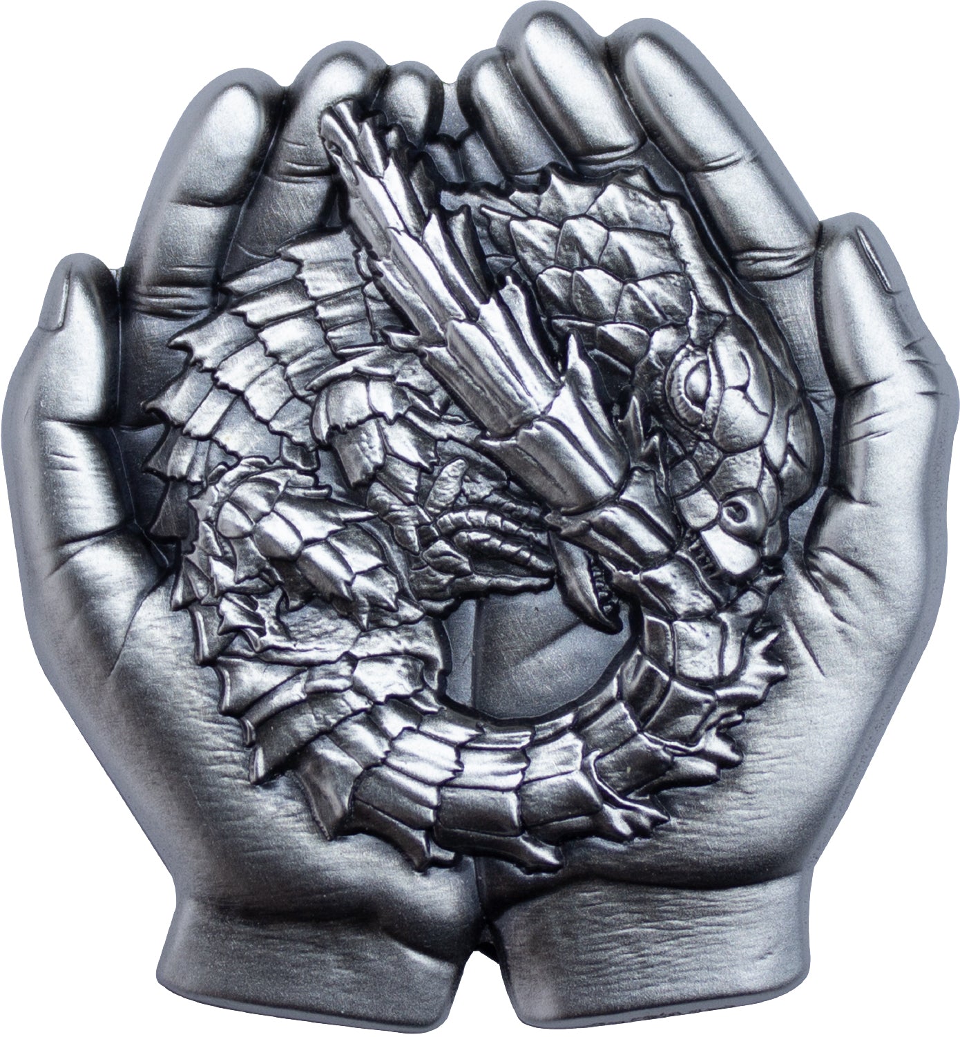2024 Korea Armadillo Girdled Lizard Stacker 1 oz Silver Medal - CoinsTV