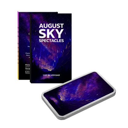 August Sky Spectacles 1 oz Silver Bar - CoinsTV