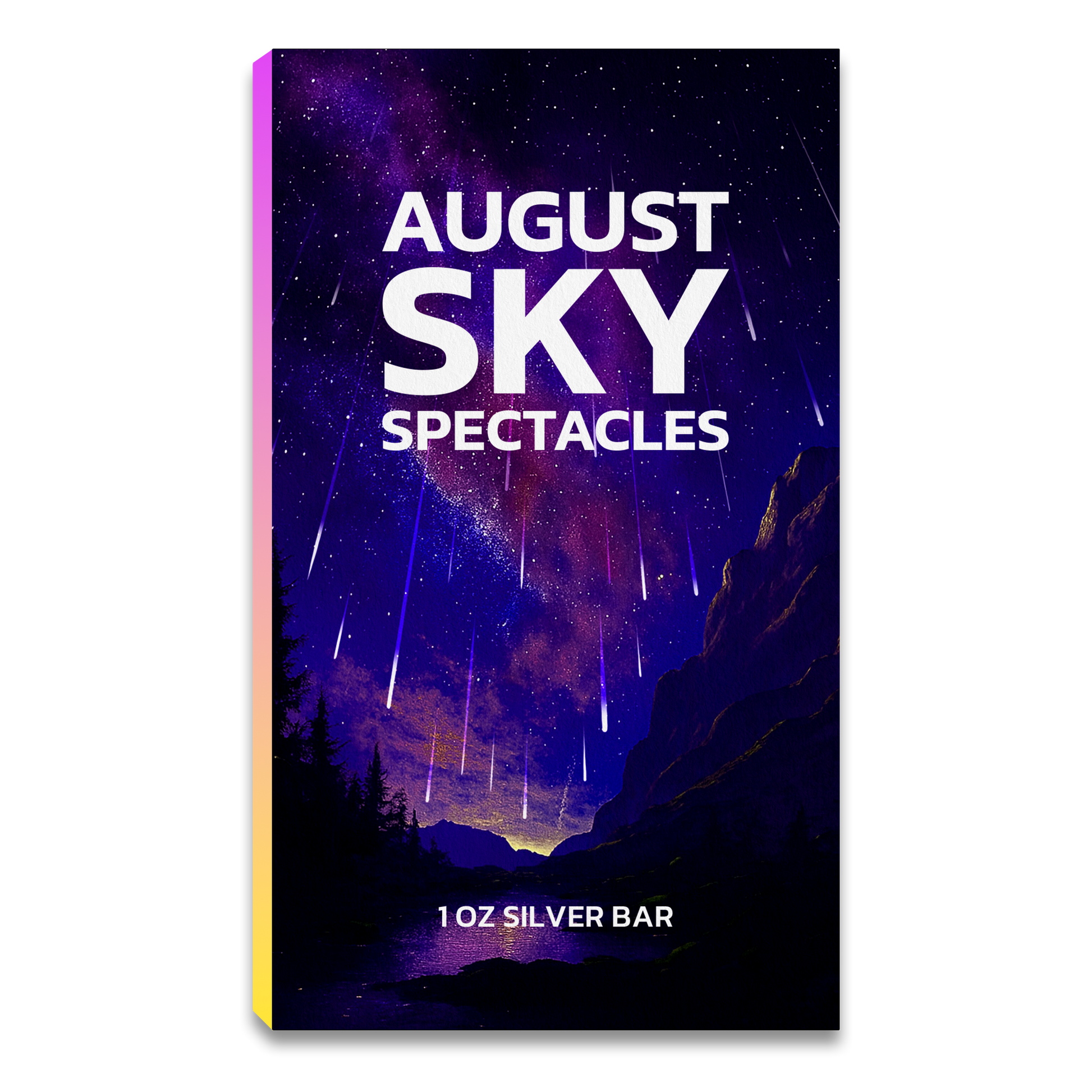 August Sky Spectacles 1 oz Silver Bar - CoinsTV