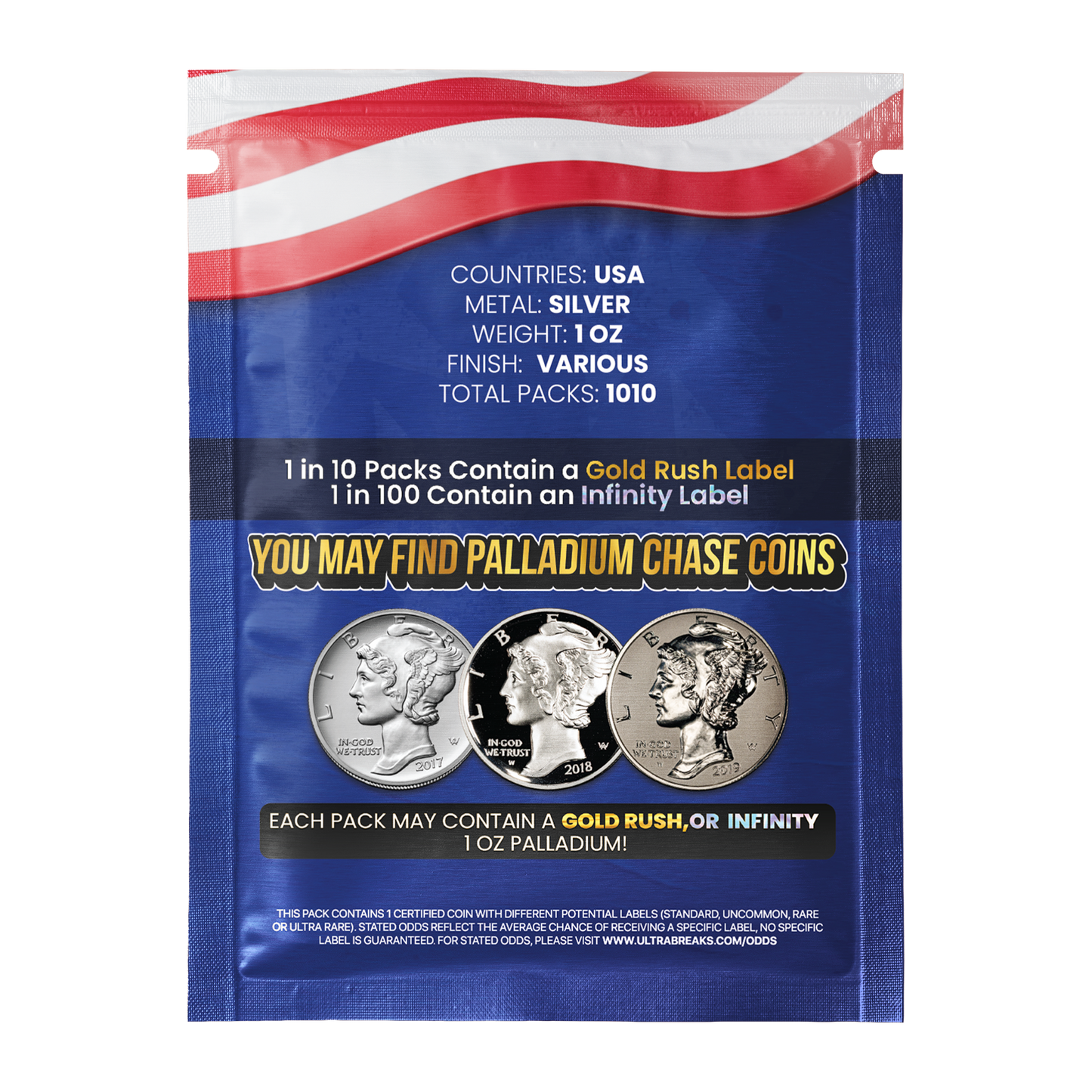 UltraBreaks: 1 oz Silver America Special Edition - CoinsTV