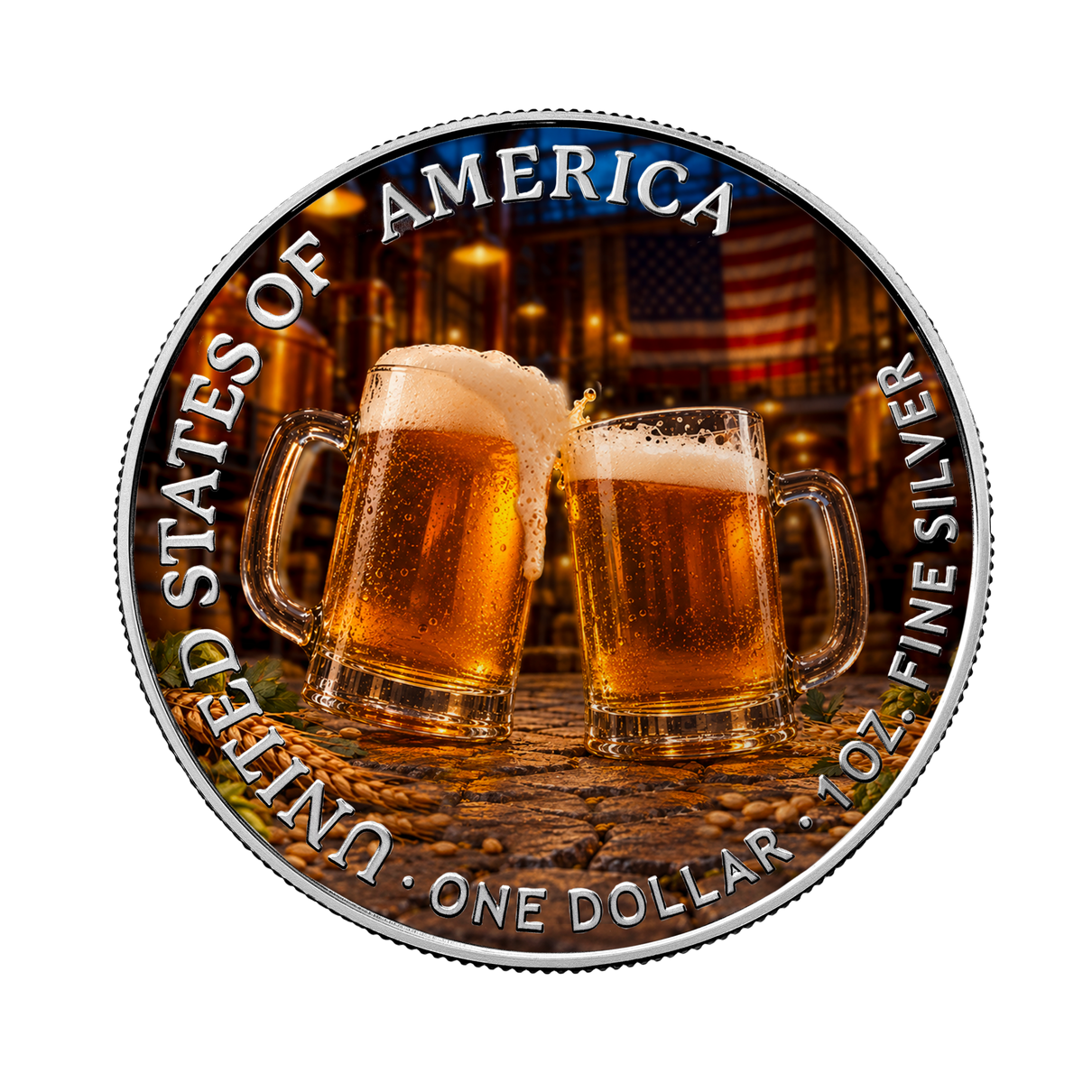 2026 Silver Eagle – American Beer Day Edition - CoinsTV