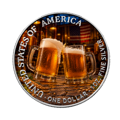 2026 Silver Eagle – American Beer Day Edition - CoinsTV