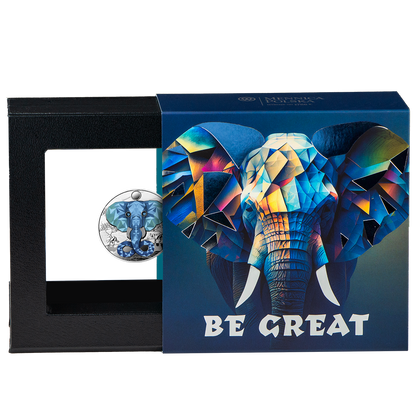 2023 Cameroon Be Great Elephant 1 oz Silver Coin - CoinsTV