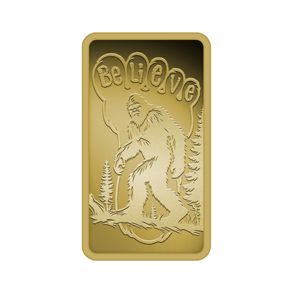 2026 Liberia Believe in Bigfoot 1/200 oz Gold Coin