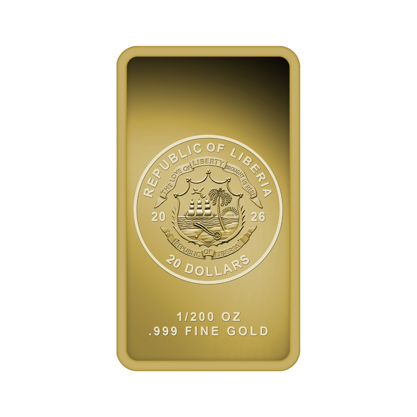 2026 Liberia Believe in Bigfoot 1/200 oz Gold Coin