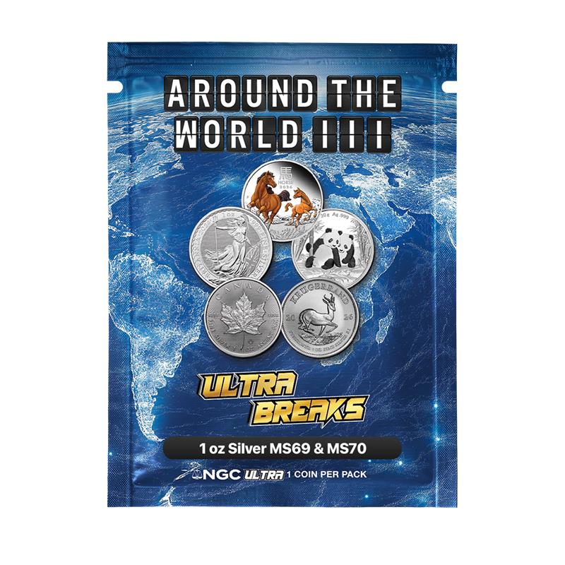UltraBreaks Around the World III: 1 oz Silver NGC MS69 & MS70 - CoinsTV