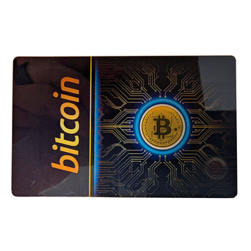 2026 Liberia Bitcoin 1/1000 oz Gold Coin in Card