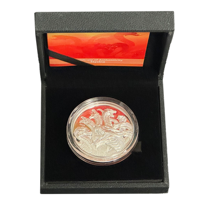 2022 Tanzania Mythical Creatures Hydra 1 oz Silver - CoinsTV