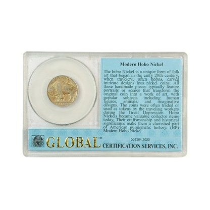 Modern Hobo Buffalo Nickel - Global Certified - CoinsTV