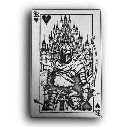 Renaissance Deck of Cards - Kings 4 x 1 oz Silver Card Bar Set - CoinsTV