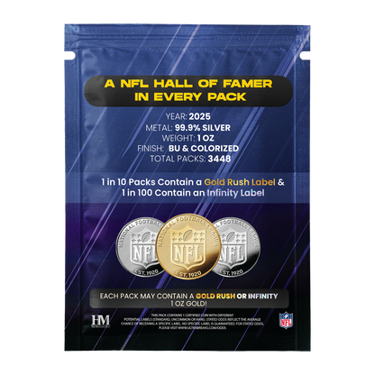 UltraBreaks x Celebrity Mint: NFL Hall of Fame Silver Series - CoinsTV