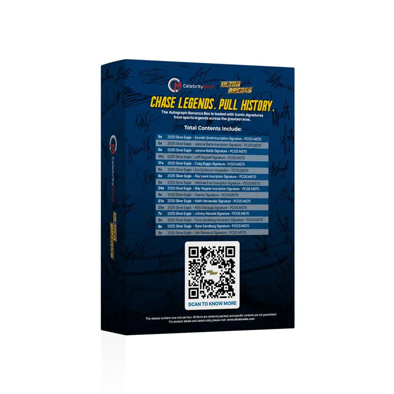 Ultrabreaks x Celebrity Mint: Autograph Bonanza - CoinsTV