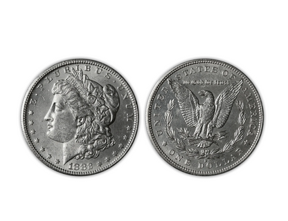 1882 Morgan Silver Dollar San Francisco - Brilliant Uncirculated