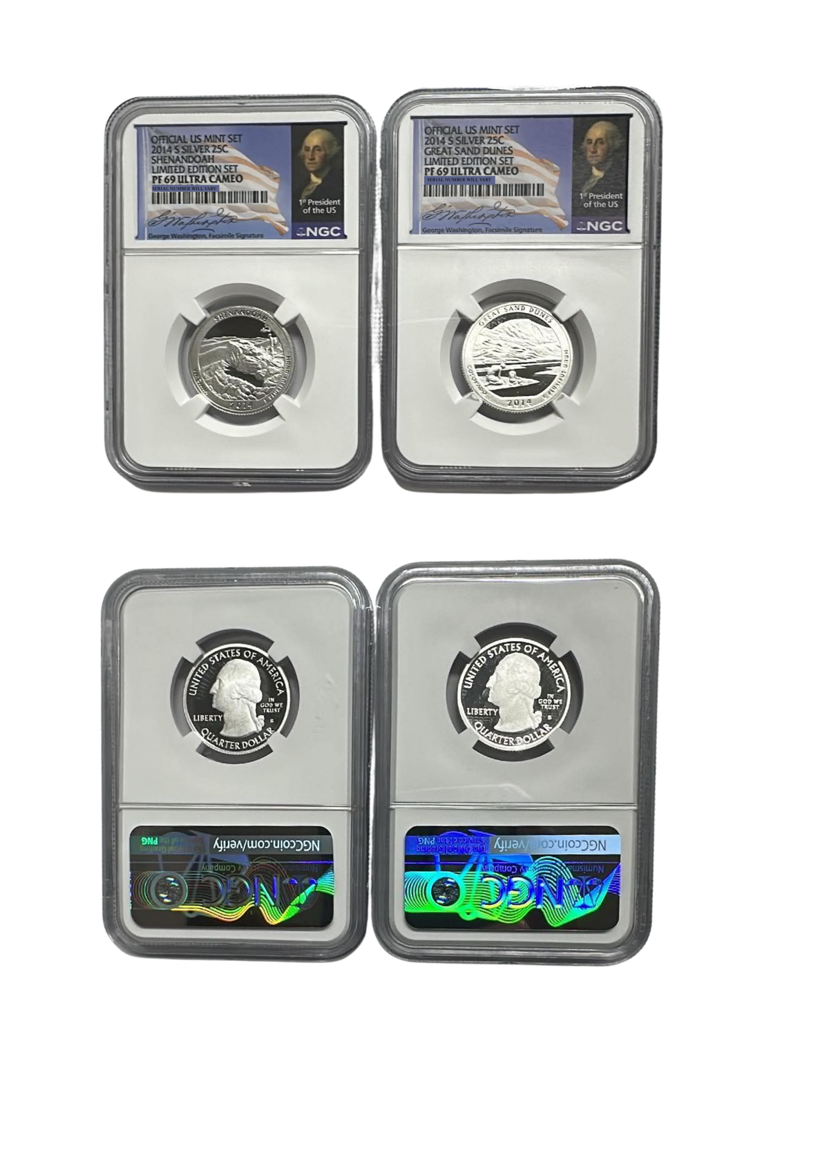 2014-S Silver Quarter Proof - ATB Limited Edition Set - NGC PF69UCAM Grab Bag