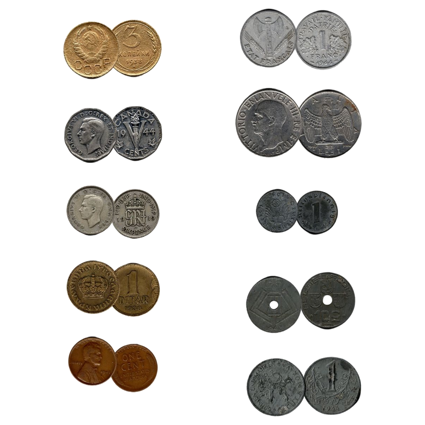 Second World War: D-Day - 10 Historical Coins from the European Theater - CoinsTV