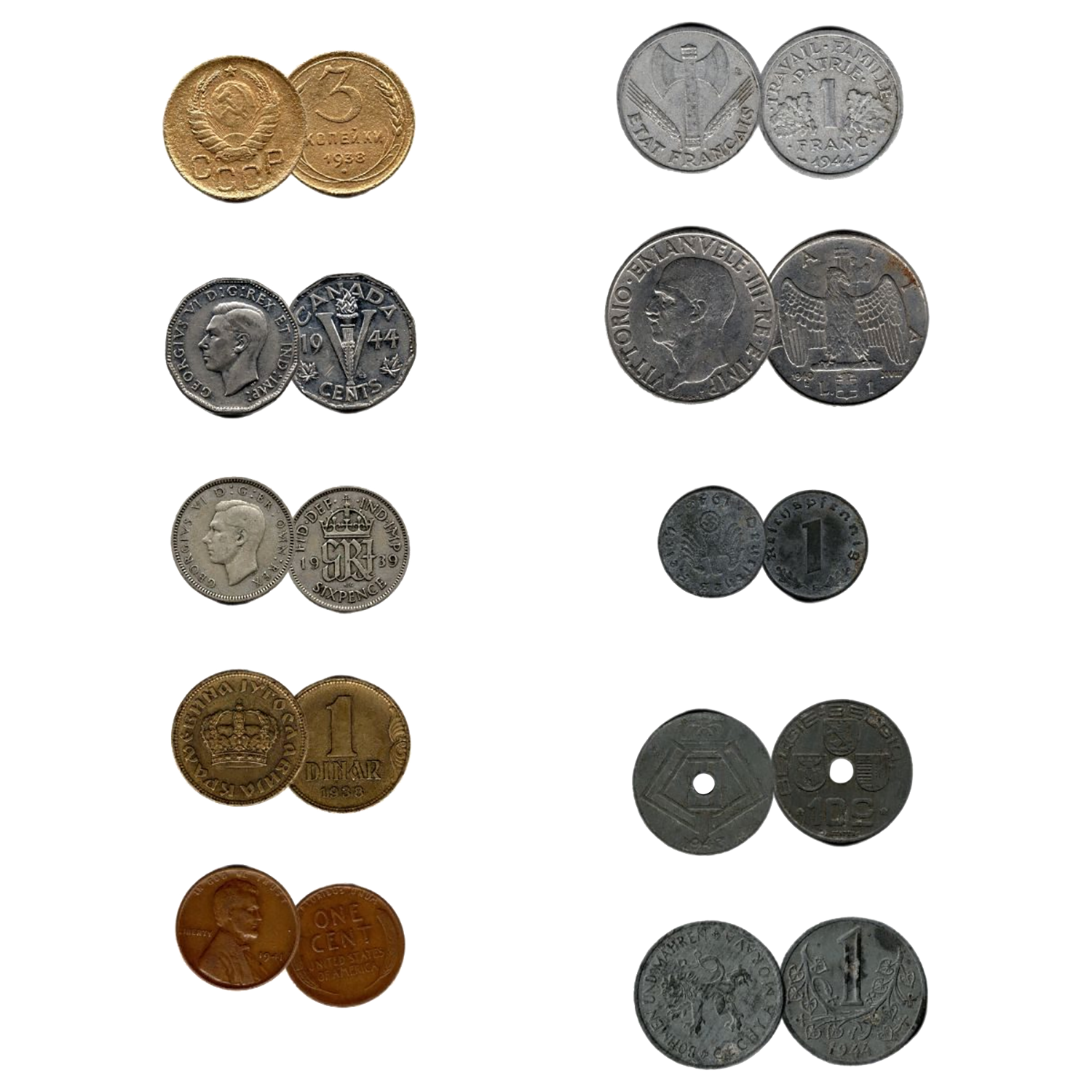 Second World War: D-Day - 10 Historical Coins from the European Theater - CoinsTV