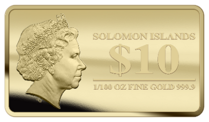 2023 Solomon Islands Disney The Lion King 1/100 oz Gold Bar - CoinsTV