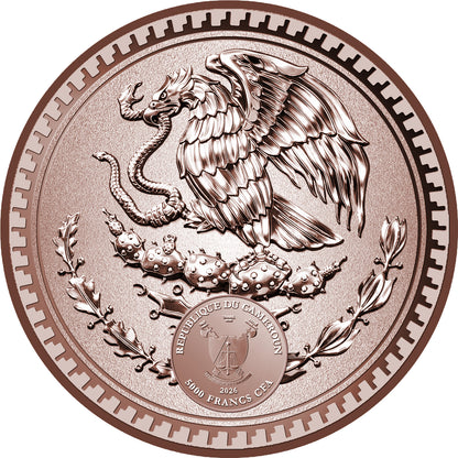 2026 Cameroon Vintage Sunset Libertad 1 Kilo Copper Coin