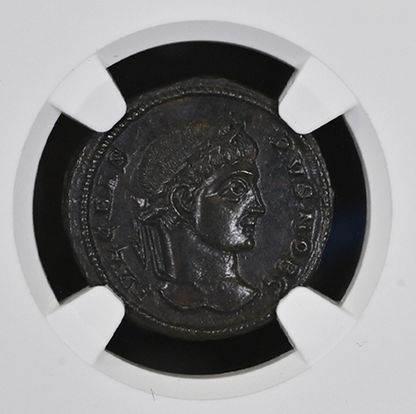 Roman AE of Crispus AD 316-326 NGC (MS) - CoinsTV