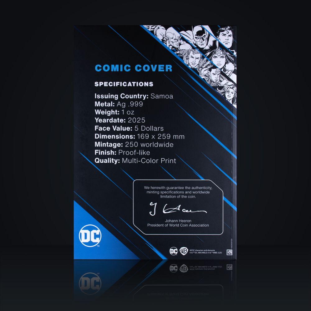 2025 Samoa Detective Comics #122 Batman & Catwoman 1 oz Silver Foil Coin - CoinsTV