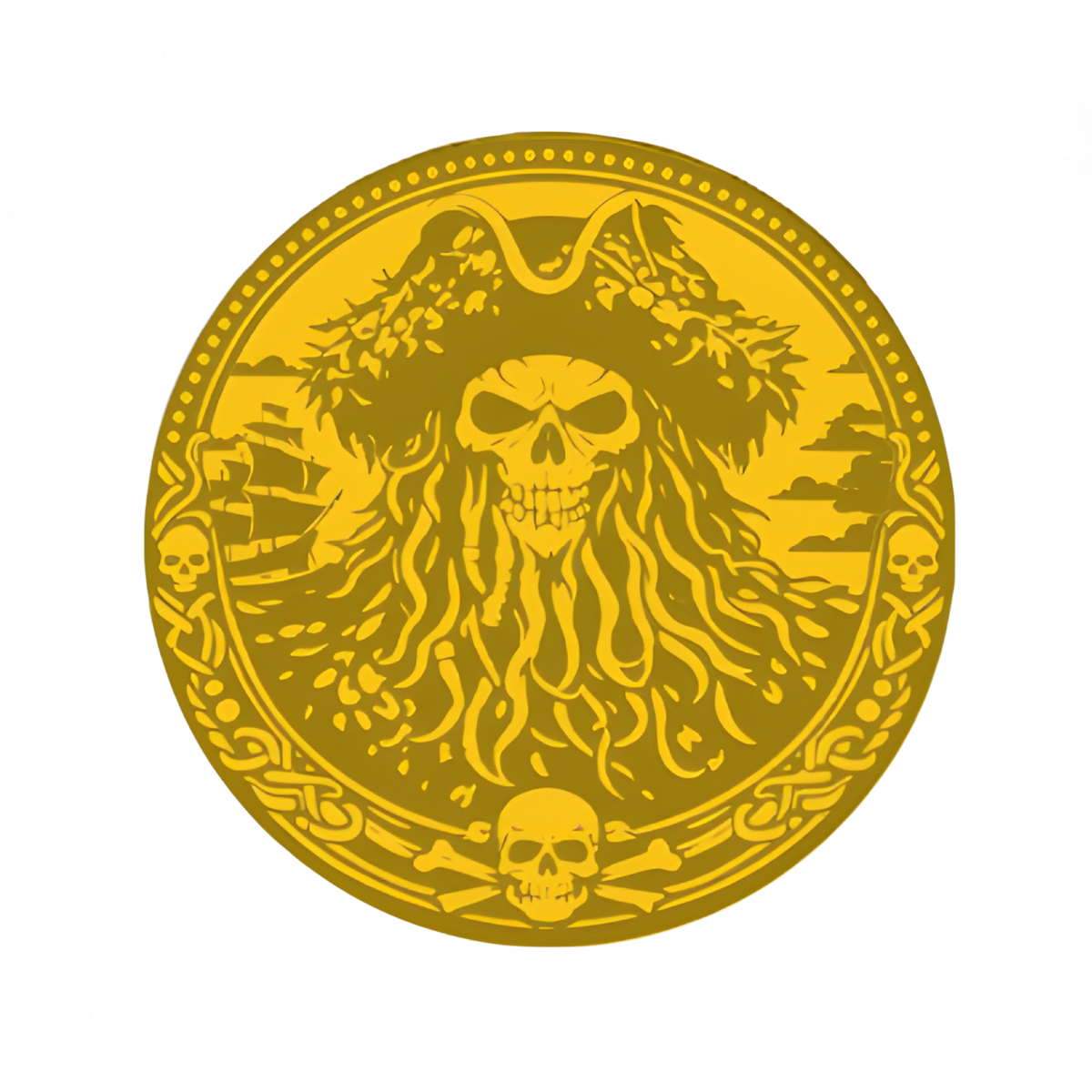 Davy Jones Locker 1/1000 oz Gold Round in Card
