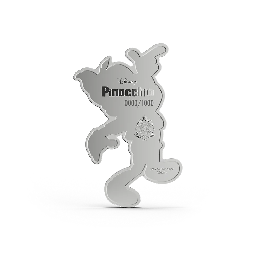 Disney Classic Collection - Pinocchio 0.91 oz Silver Coin Agoro - CoinsTV