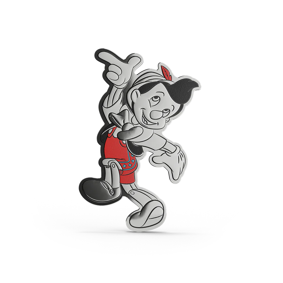 Disney Classic Collection - Pinocchio 0.91 oz Silver Coin Agoro - CoinsTV