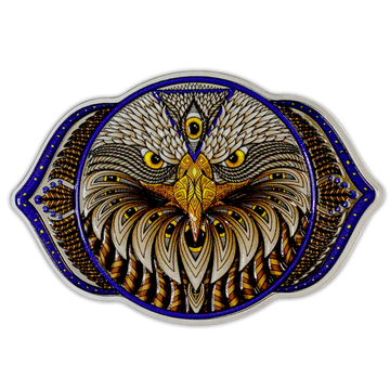 2023 Solomon Islands Phil Lewis Eagle Of The 6th Chakra Colorized 1 oz .999 Silver