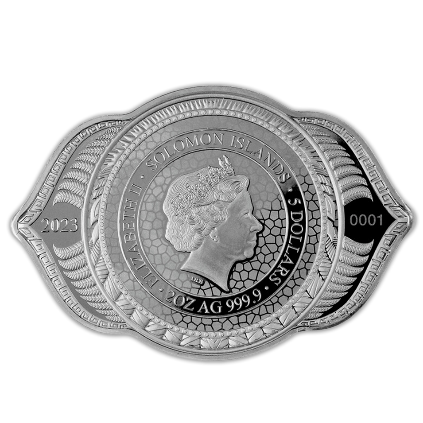 2023 Solomon Islands Phil Lewis Eagle Of The 6th Chakra Colorized 1 oz .999 Silver - CoinsTV