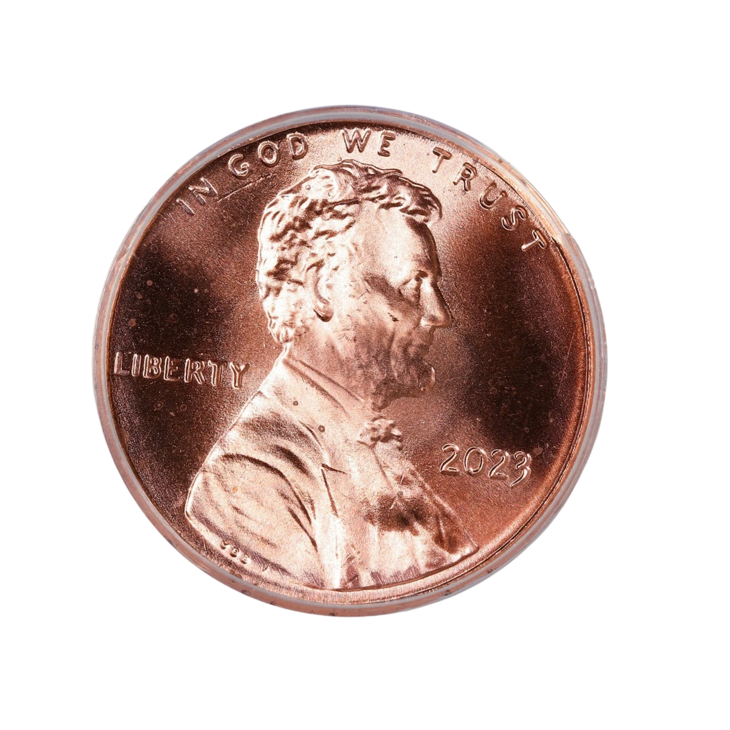 2023 Lincoln Shield Cent - Extra V on Shoulder - ANACS MS66 Red