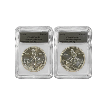 Engelhard American Prospector ICG MS68PL Metallic Silver Label Grab Bag - CoinsTV