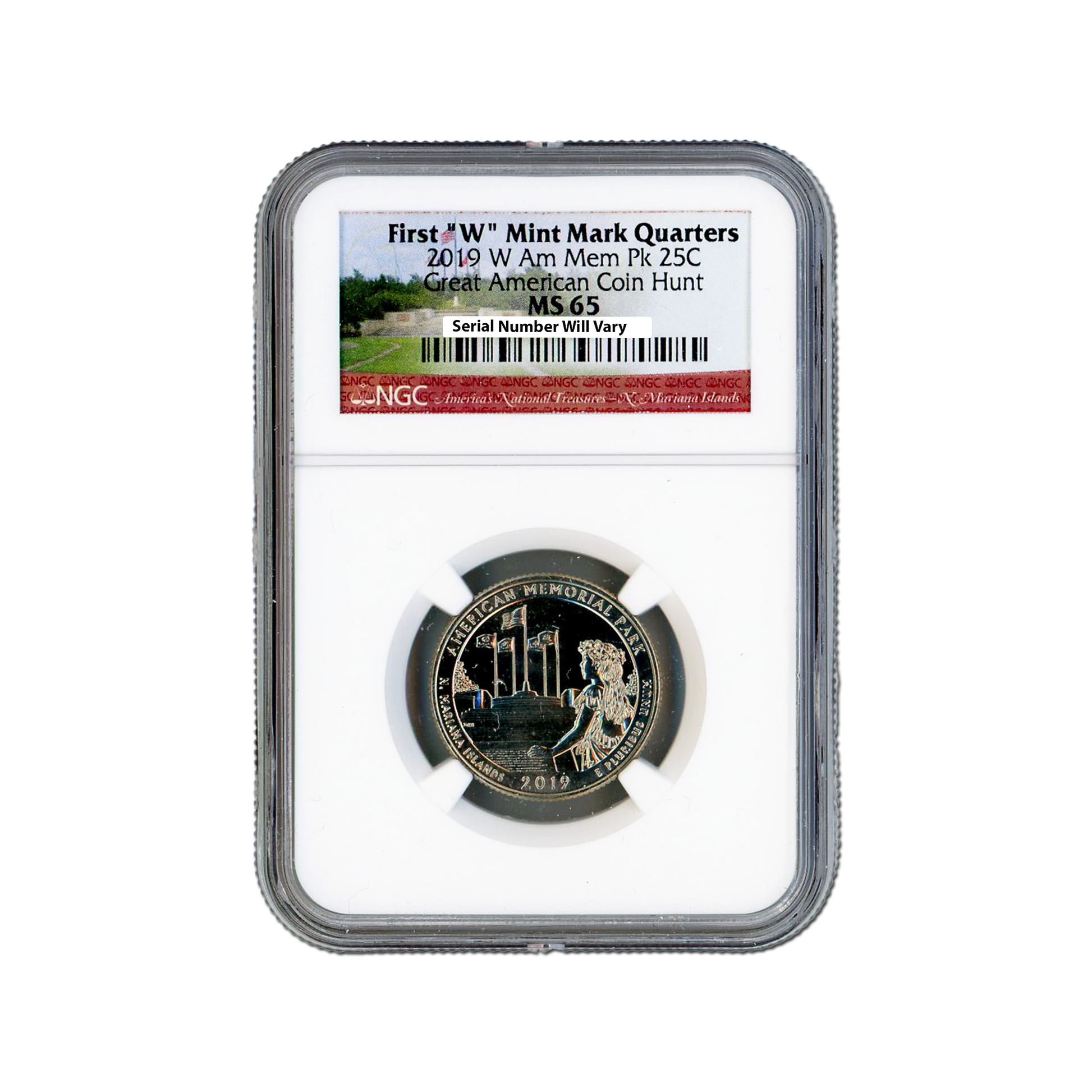 2019 American Memorial West Point Quarter - NGC MS65 - CoinsTV