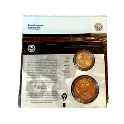 Presidential $1 Coin & First Spouse Bronze Medal Set - Gerald R. Ford