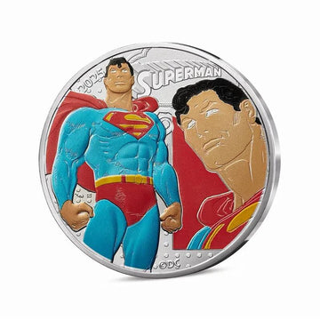 2025 France DC Comics Superman Vintage Colorized 35g Silver Coin