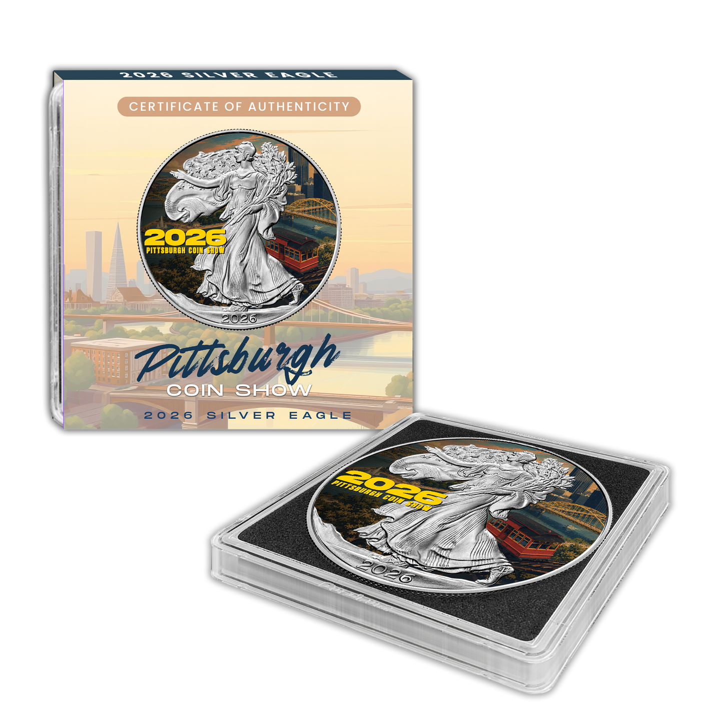 2026 Silver Eagle – Pittsburgh Coin Show Edition