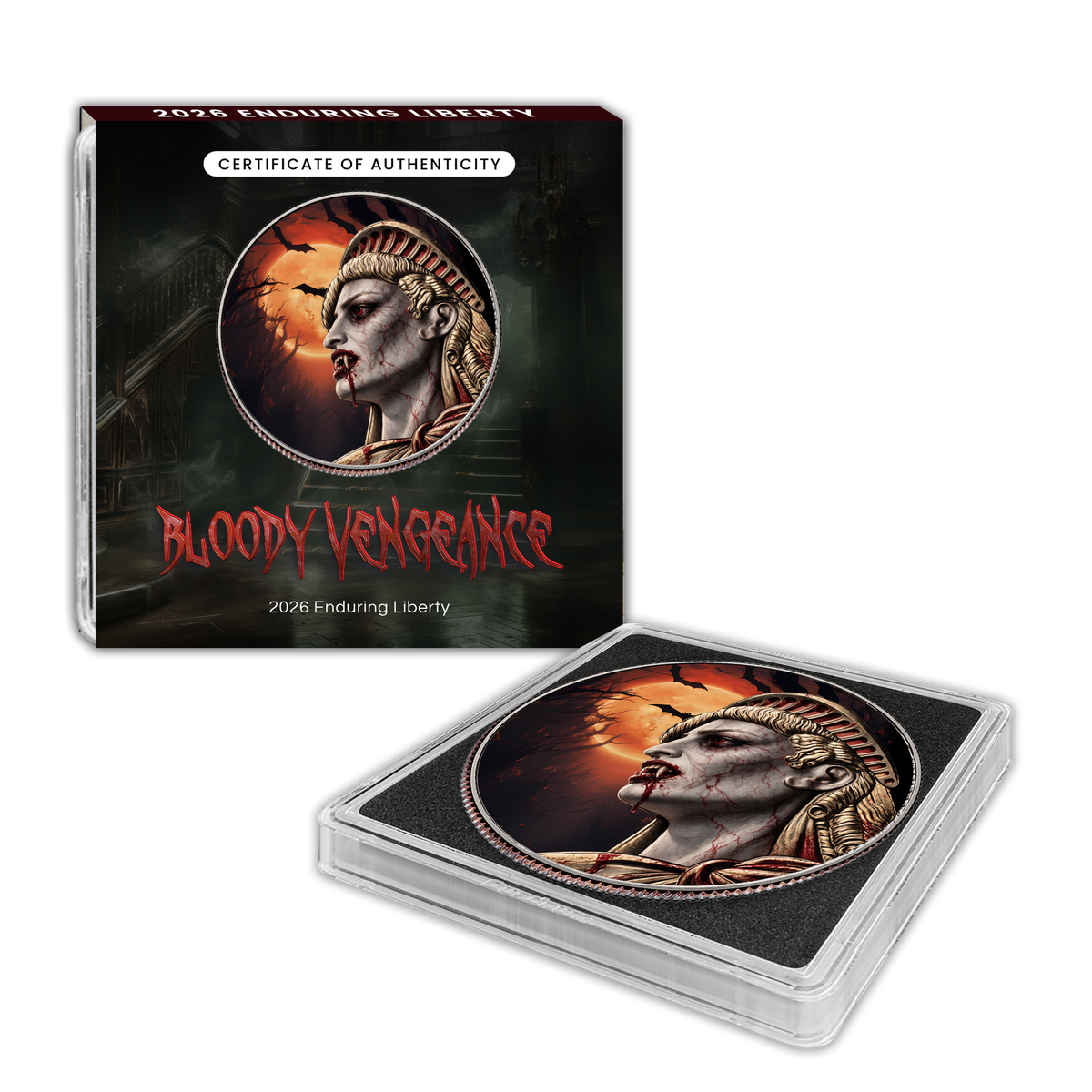 2026 Half Dollar - Bloody Vengeance Edition - CoinsTV
