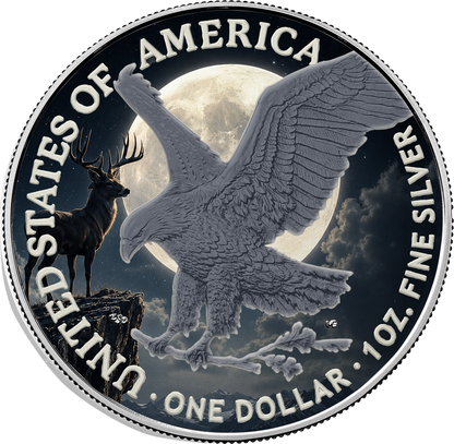 2026 Silver Eagle - Full Buck Moon Edition