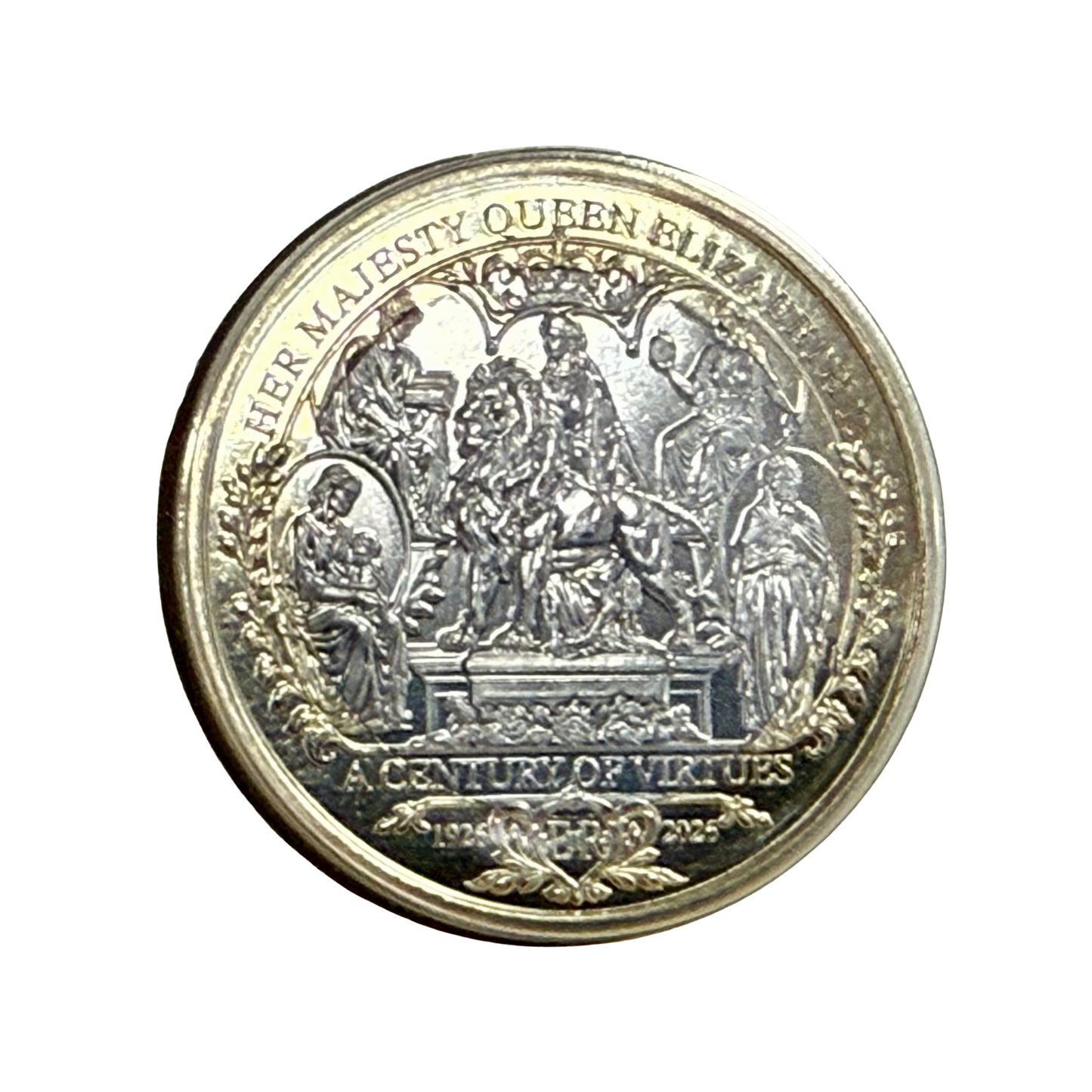 2026 Falkland Islands Queen Elizabeth 100th Birthday 2 Pounds CN Coin in Card