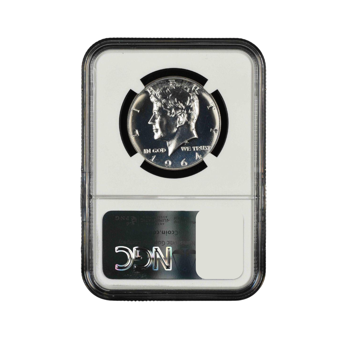 1964 Kennedy Half Dollar - Straight G Type 1 Reverse - NGC PF67 Bill Fivaz Label - CoinsTV