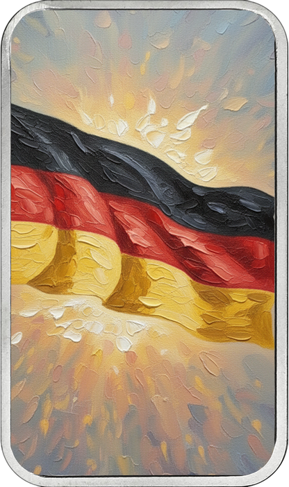 Flags of the World Silver Bar Series - Germany - CoinsTV