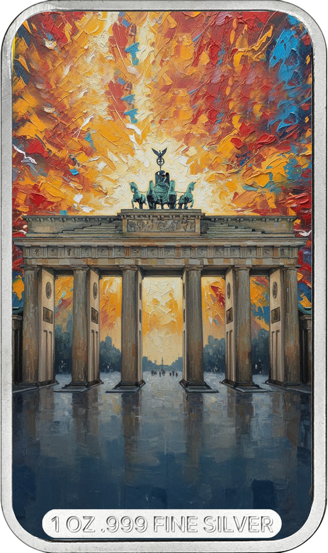 Flags of the World Silver Bar Series - Germany - CoinsTV