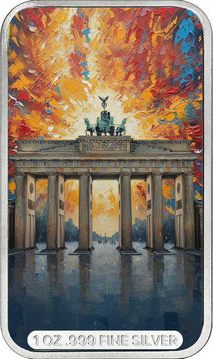 Flags of the World Silver Bar Series - Germany - CoinsTV